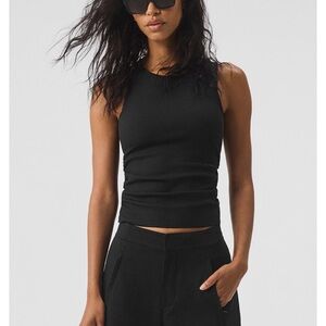 ALO Ribbed En Pointe Tank (worn once)